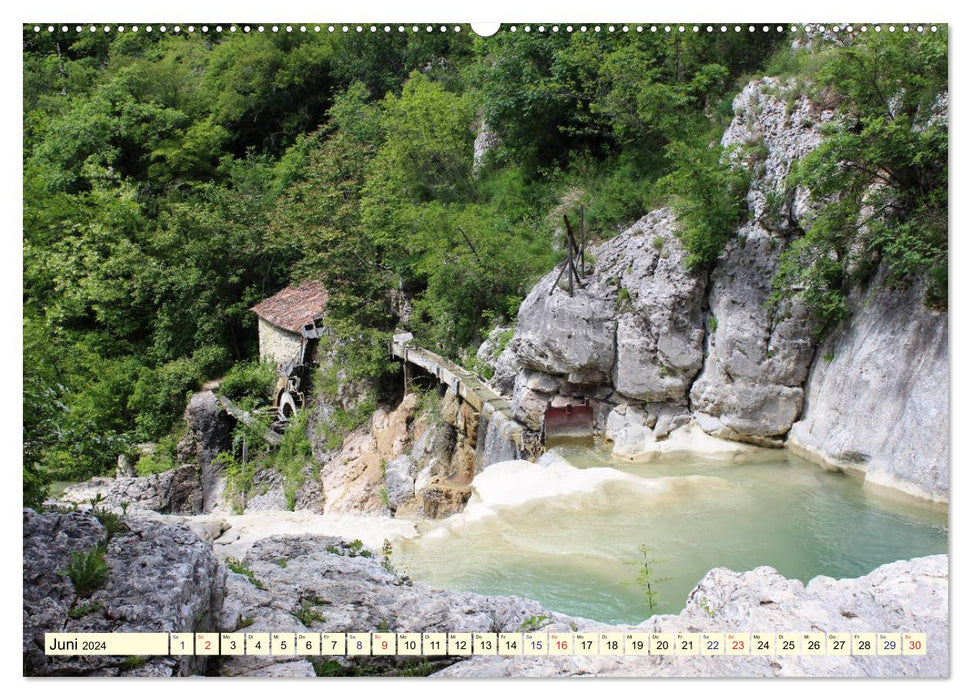 Frühling in den Bergen von Istrien (CALVENDO Premium Wandkalender 2024)
