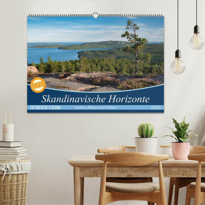 Horizons scandinaves (Calendrier mural CALVENDO 2024) 