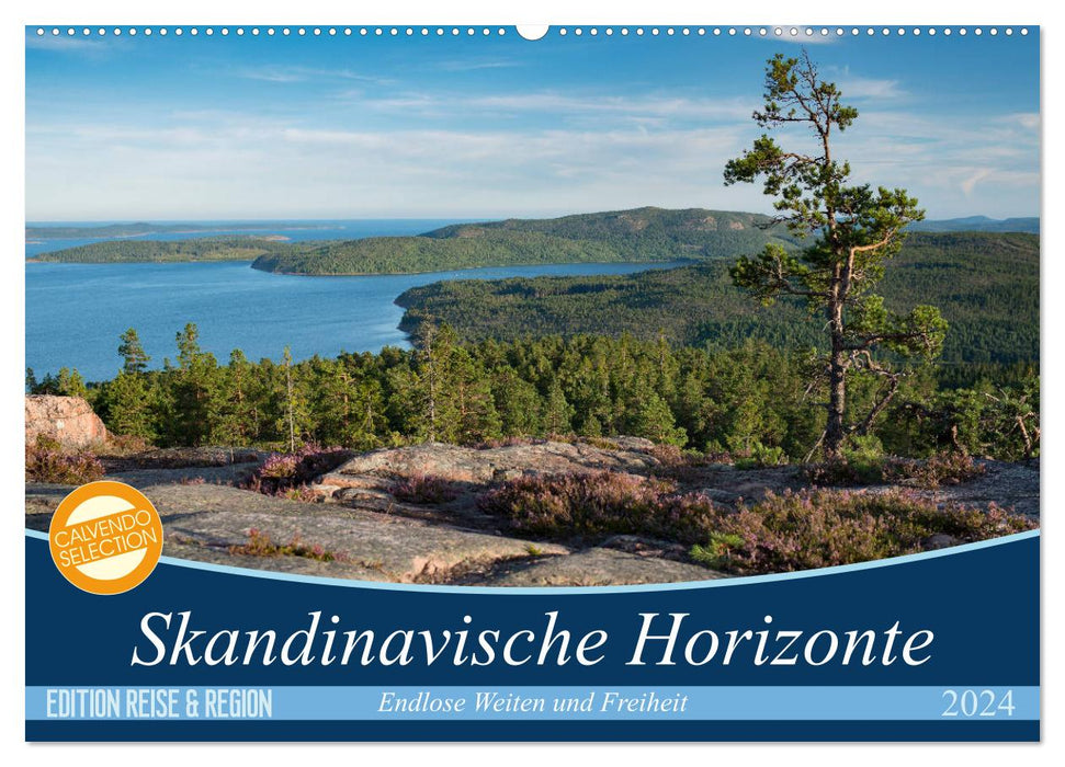 Horizons scandinaves (Calendrier mural CALVENDO 2024) 