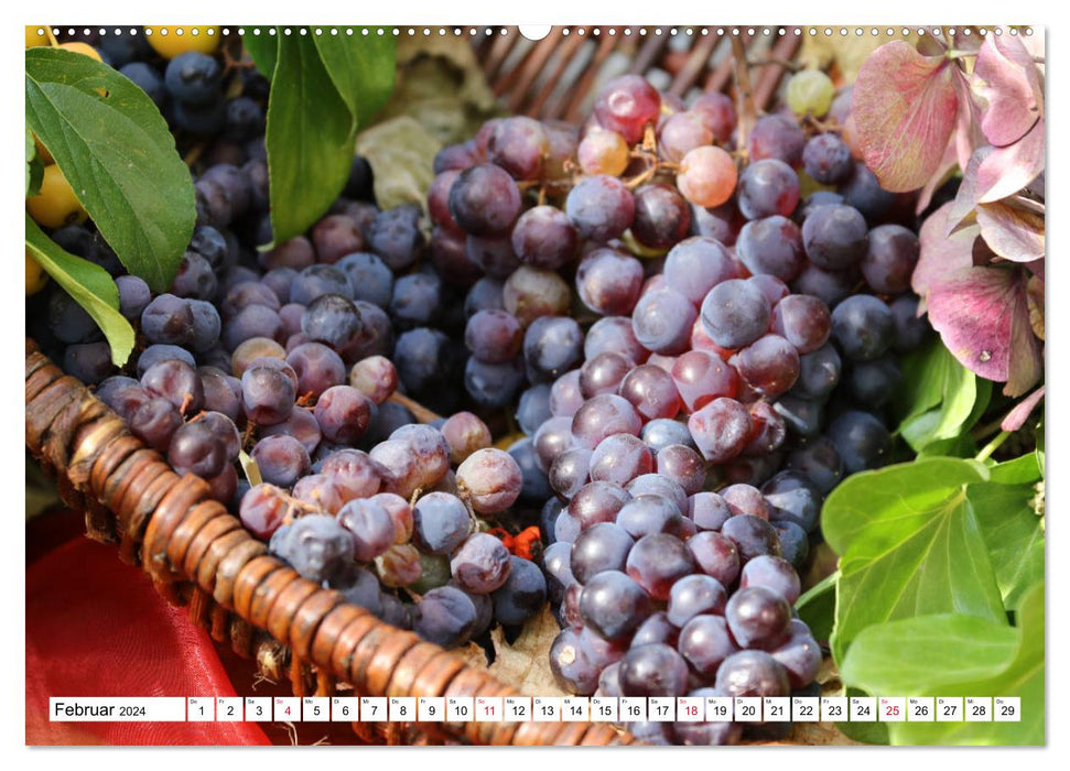 Frisches Obst und Gemüse (CALVENDO Premium Wandkalender 2024)