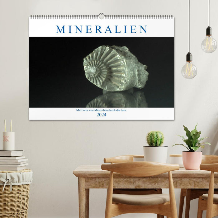 Mineralien (CALVENDO Wandkalender 2024)