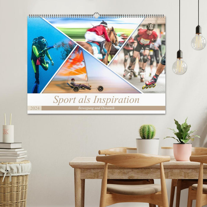 Sport als Inspiration (CALVENDO Wandkalender 2024)