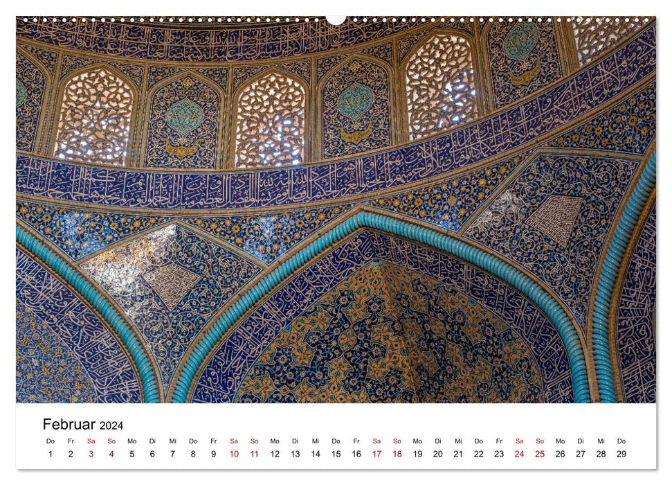 Ornamente in der persischen Architektur (CALVENDO Wandkalender 2024)