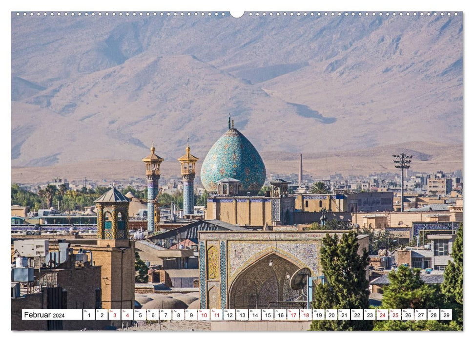 Städte des Irans - Shiraz (CALVENDO Wandkalender 2024)