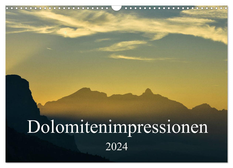 Impressions Dolomites (Calendrier mural CALVENDO 2024) 