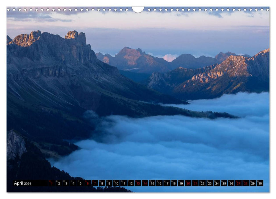 Dolomitenimpressionen (CALVENDO Wandkalender 2024)