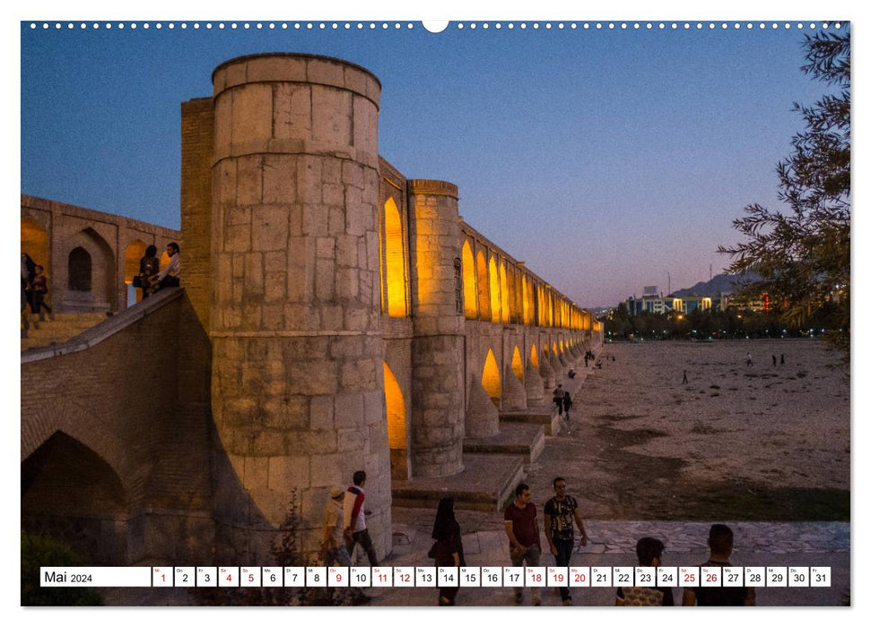 Städte des Irans - Isfahan (CALVENDO Wandkalender 2024)