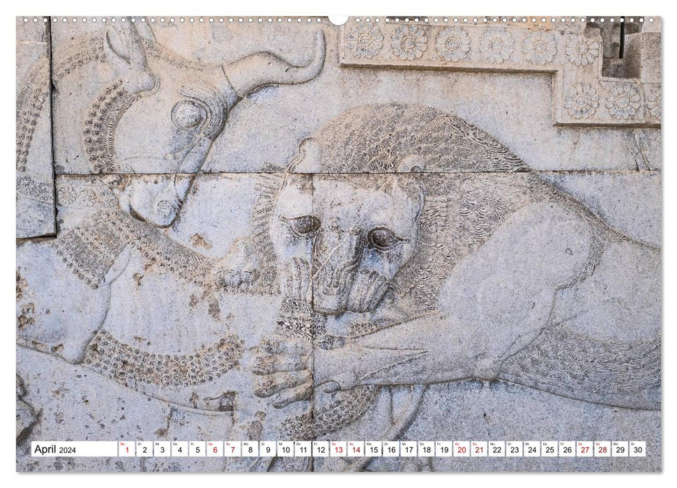 Persépolis - Dans l'Empire des Perses (Calendrier mural CALVENDO 2024) 