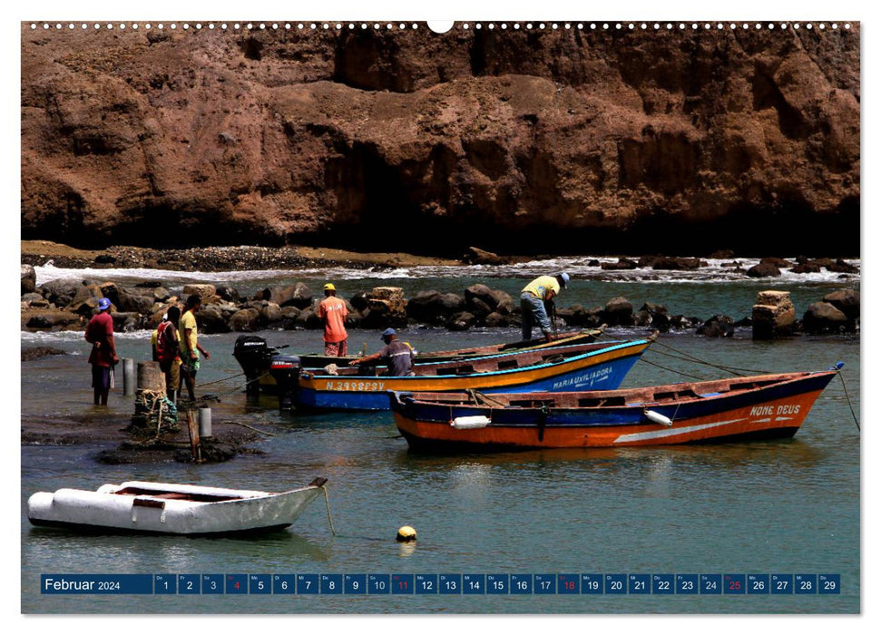 SAL - Kapverdische Insel (CALVENDO Premium Wandkalender 2024)
