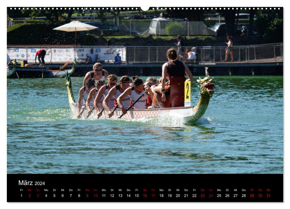 Drachenboot - MissionRome (CALVENDO Premium Wandkalender 2024)