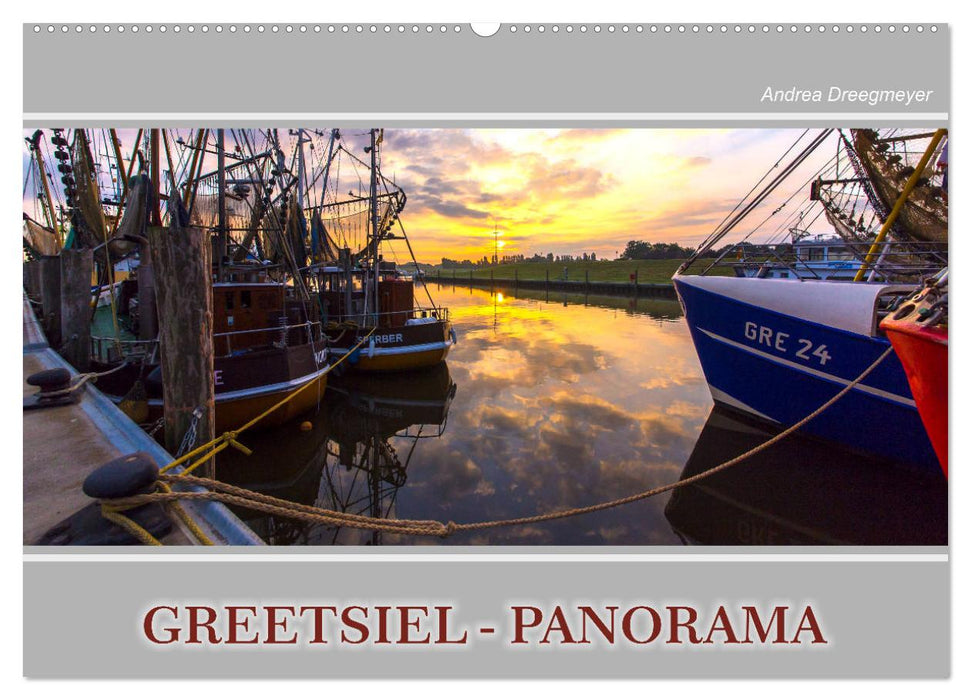 Greetsiel-Panorama (CALVENDO Wandkalender 2024)