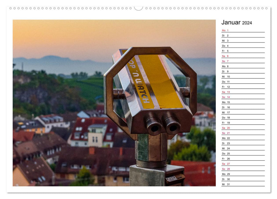 Europastadt Breisach am Rhein (CALVENDO Premium Wandkalender 2024)