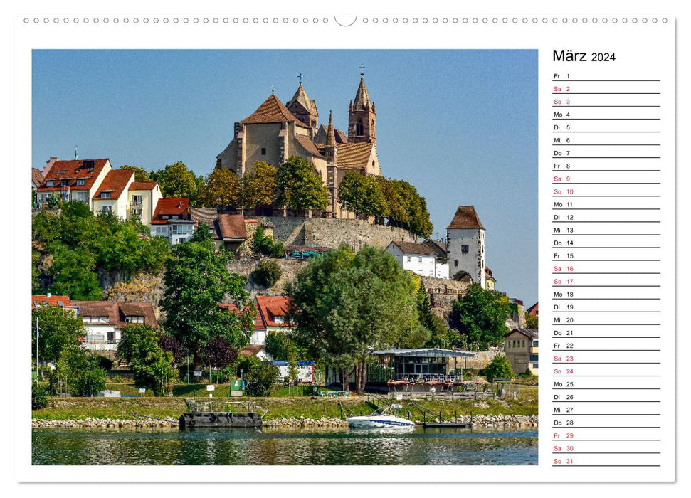 Ville européenne de Breisach am Rhein (Calvendo Premium Wall Calendar 2024) 