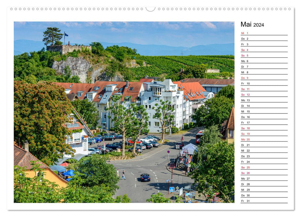 Ville européenne de Breisach am Rhein (Calvendo Premium Wall Calendar 2024) 