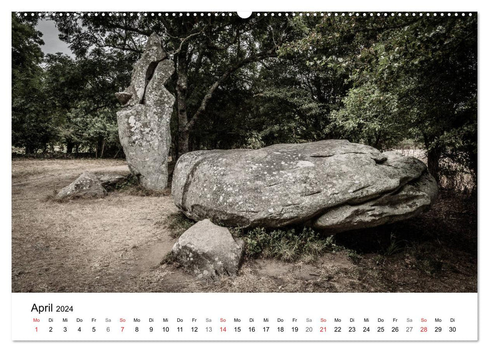 Instants photo France - dolmens et menhirs (Calendrier mural CALVENDO 2024) 