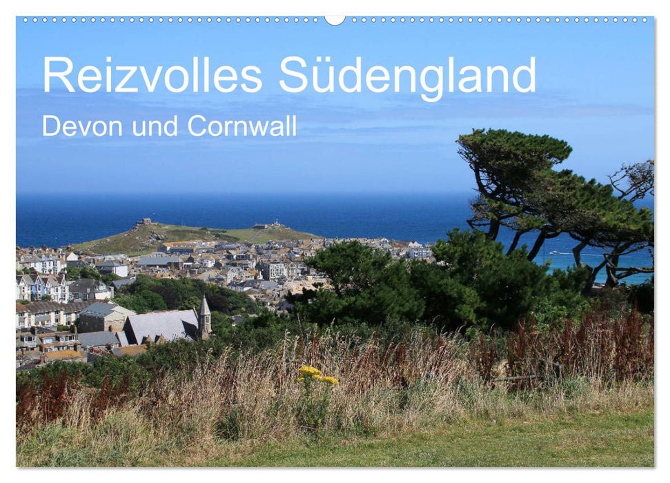 Reizvolles Südengland Devon und Cornwall (CALVENDO Wandkalender 2024)