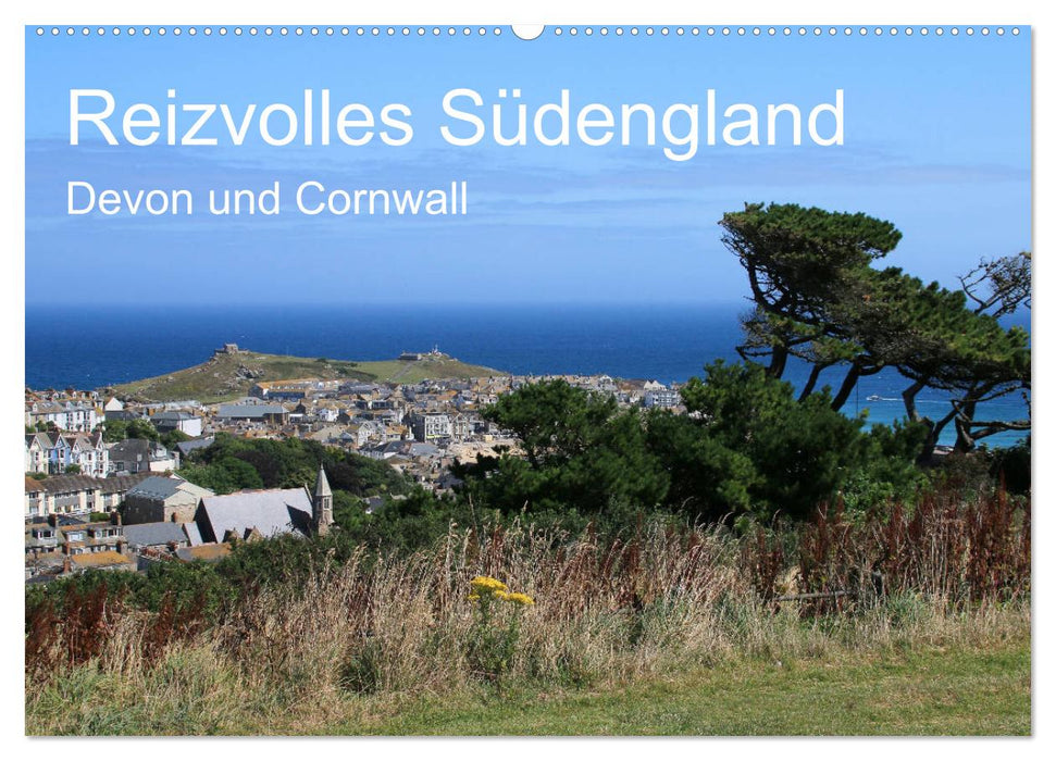 Attractive southern England Devon and Cornwall (CALVENDO wall calendar 2024) 