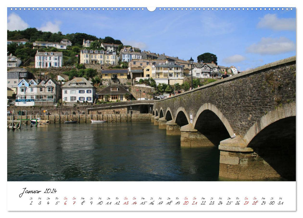 Attractive southern England Devon and Cornwall (CALVENDO wall calendar 2024) 