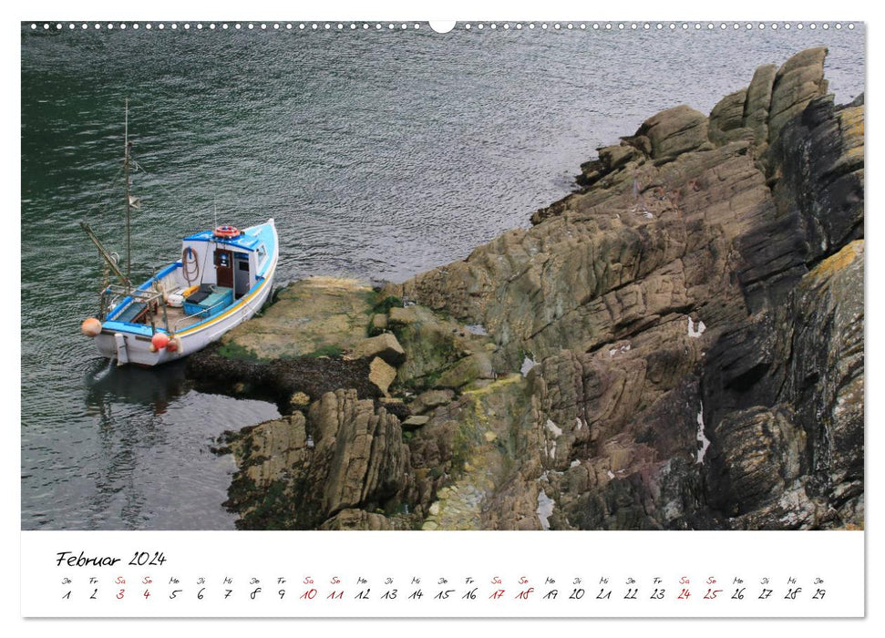 Attractive southern England Devon and Cornwall (CALVENDO wall calendar 2024) 