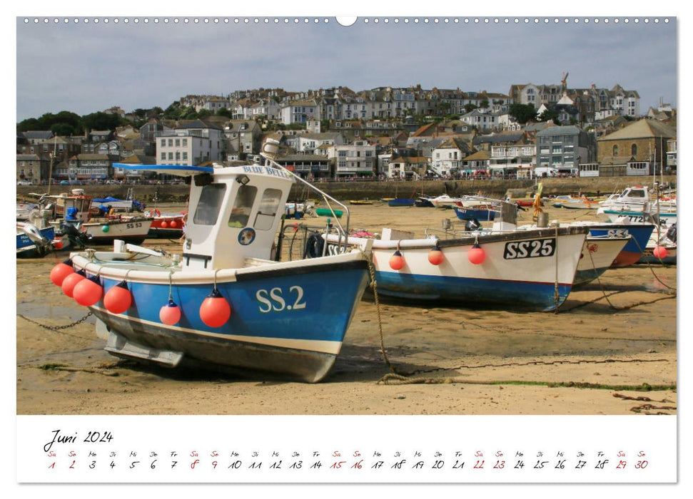 Attractive southern England Devon and Cornwall (CALVENDO wall calendar 2024) 