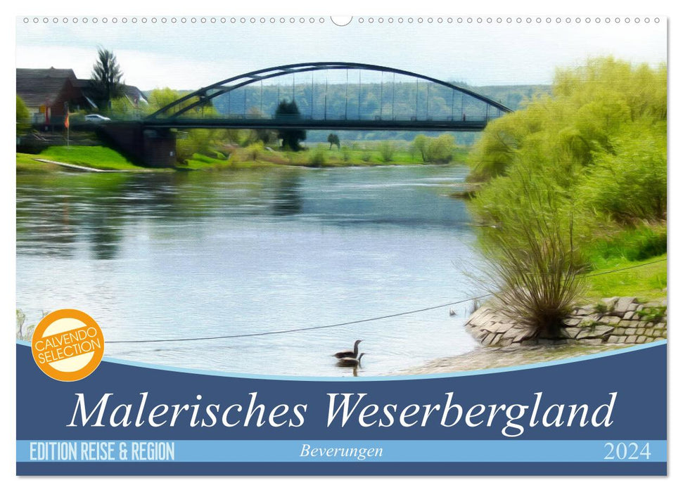 Malerisches Weserbergland - Beverungen (CALVENDO Wandkalender 2024)