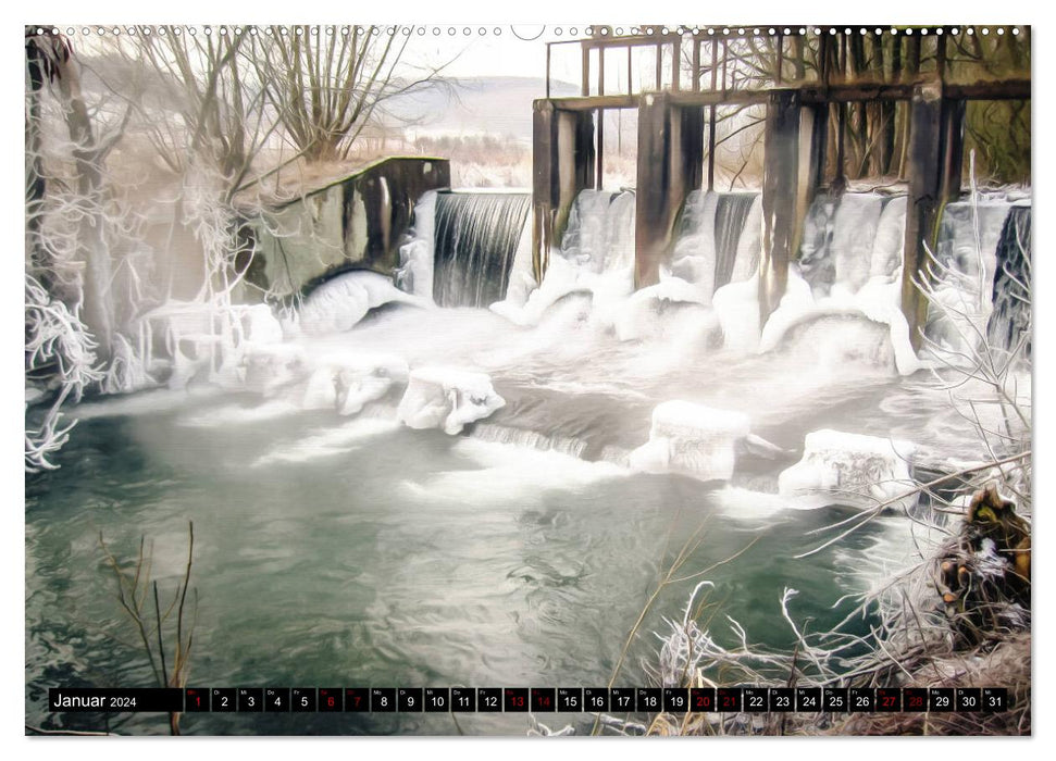 Malerisches Weserbergland - Beverungen (CALVENDO Wandkalender 2024)