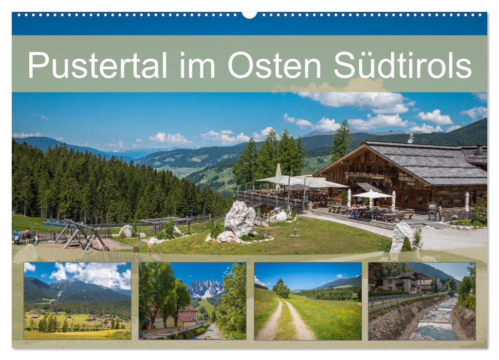 Pustertal in the east of South Tyrol (CALVENDO wall calendar 2024) 