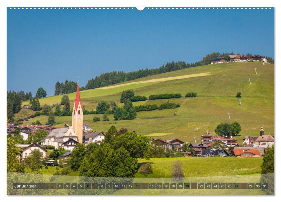 Pustertal im Osten Südtirols (CALVENDO Wandkalender 2024)