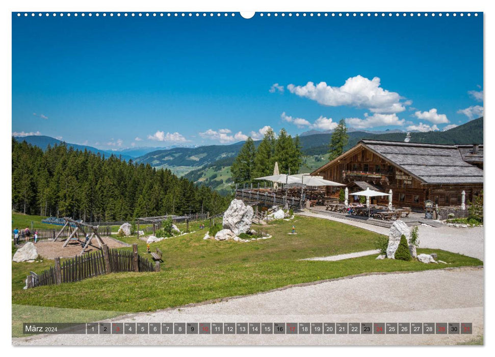 Pustertal im Osten Südtirols (CALVENDO Wandkalender 2024)