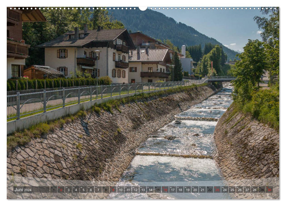 Pustertal in the east of South Tyrol (CALVENDO wall calendar 2024) 