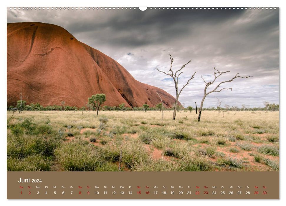 Down Under - Un voyage à travers l'Australie (Calvendo Premium Wall Calendar 2024) 