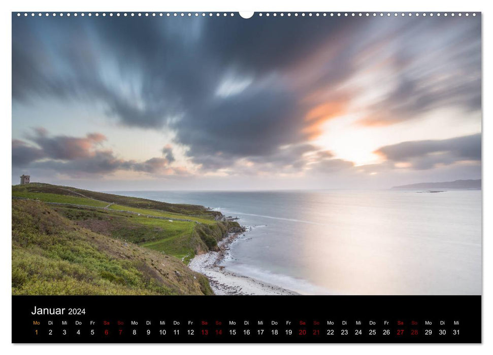 Paysages d'Irlande (Calendrier mural CALVENDO Premium 2024) 