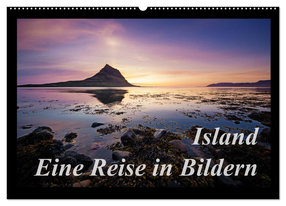 Islande - Un voyage en images (Calendrier mural CALVENDO 2024) 