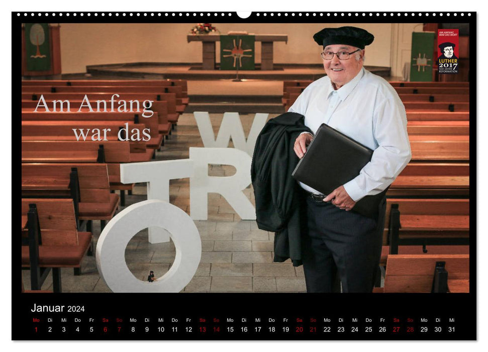 Beauty in old age - words from Martin Luther in pictures (CALVENDO wall calendar 2024) 