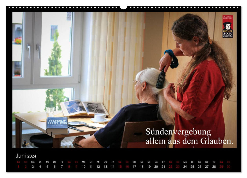 Beauty in old age - words from Martin Luther in pictures (CALVENDO wall calendar 2024) 