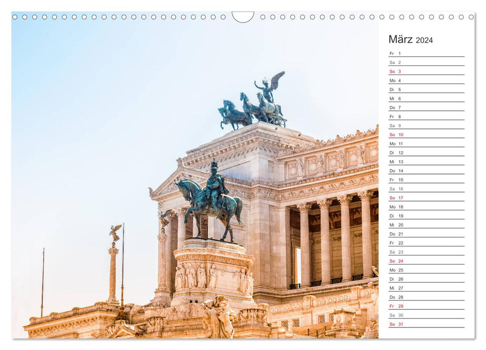 ROME - A walk through history (CALVENDO wall calendar 2024) 