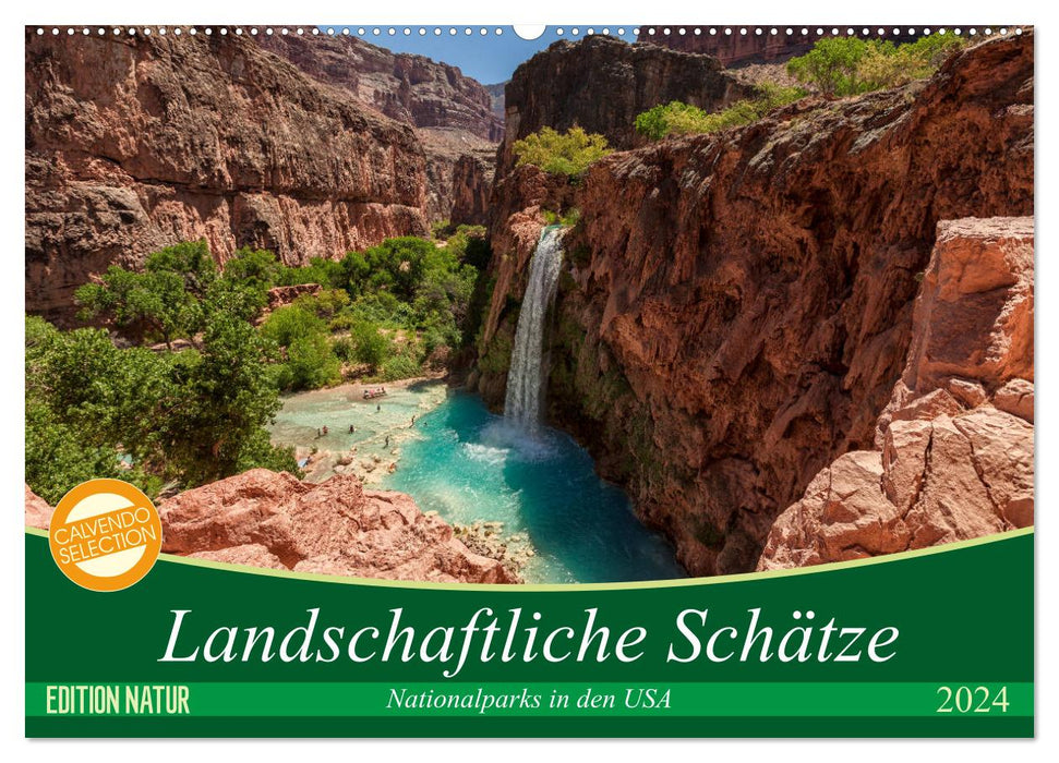 Scenic treasures (CALVENDO wall calendar 2024) 