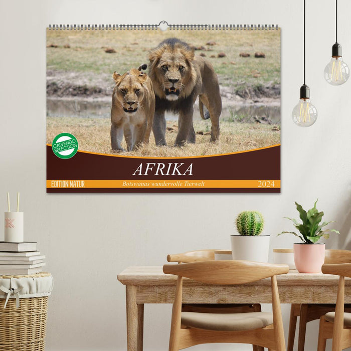 Africa. Botswana's wonderful wildlife (CALVENDO wall calendar 2024) 
