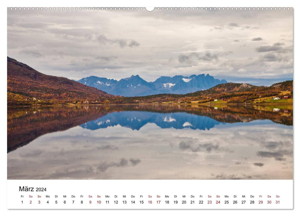 Scandinavie – Loin dans le Nord (Calvendo Premium Wall Calendar 2024) 