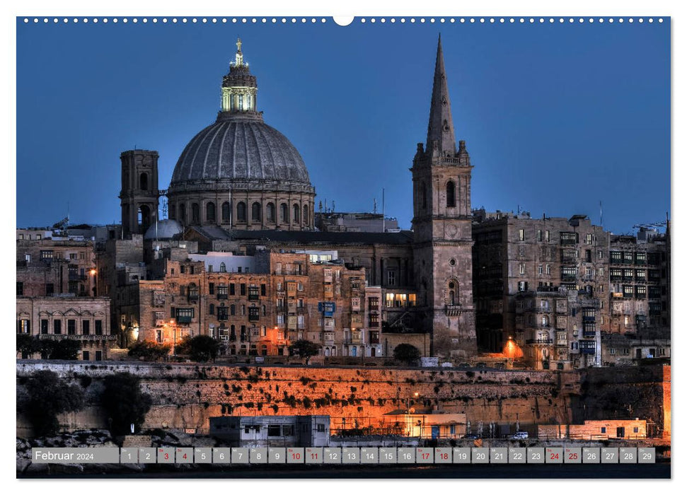 Malta and Gozo paradise in the Mediterranean (CALVENDO wall calendar 2024) 