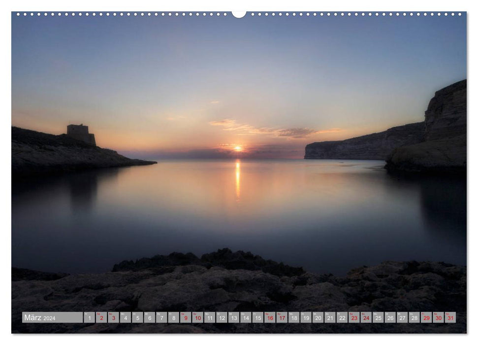 Malte et Gozo paradis en Méditerranée (calendrier mural CALVENDO 2024) 