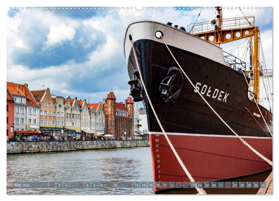 Things to see in Gdansk (CALVENDO wall calendar 2024) 