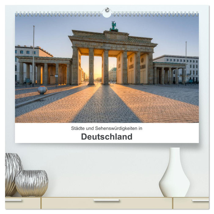 Städte und Sehenswürdigkeiten in Deutschland (CALVENDO Premium Wandkalender 2024)
