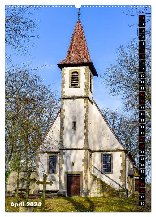 Crailsheim - Stadt der Türme an der Jagst (CALVENDO Premium Wandkalender 2024)