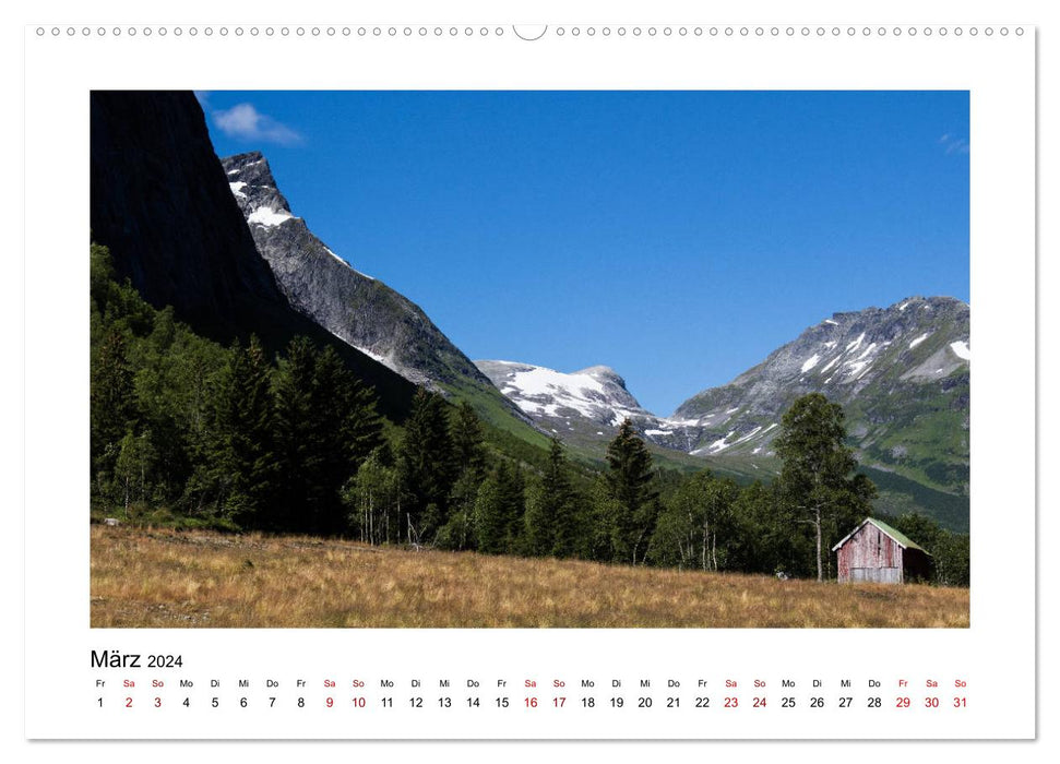 Norwegen - Faszination Fjordland (CALVENDO Wandkalender 2024)