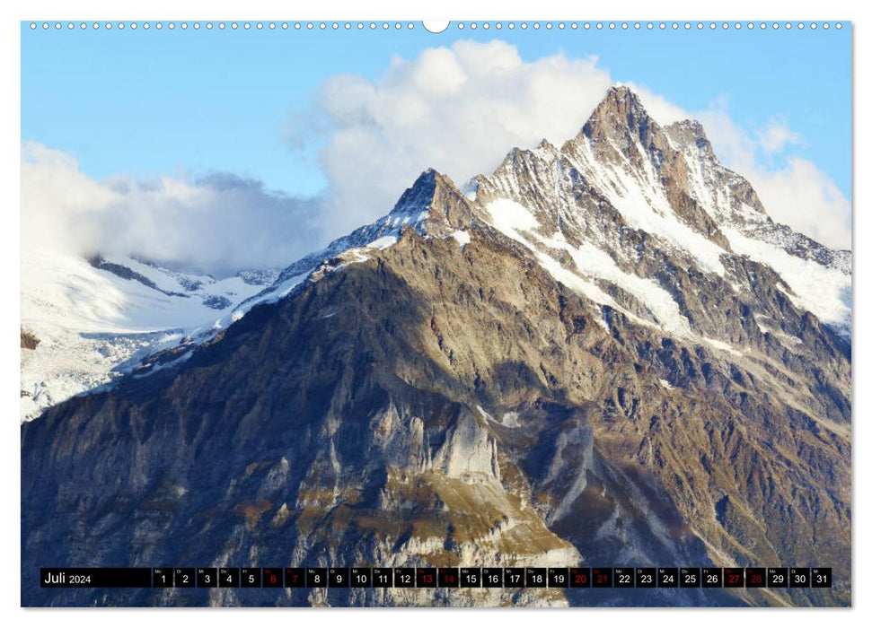 Bergmagie – Fotos aus dem Berner Oberland (CALVENDO Premium Wandkalender 2024)
