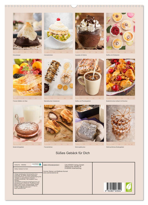 Sweet pastries for you (CALVENDO Premium Wall Calendar 2024) 