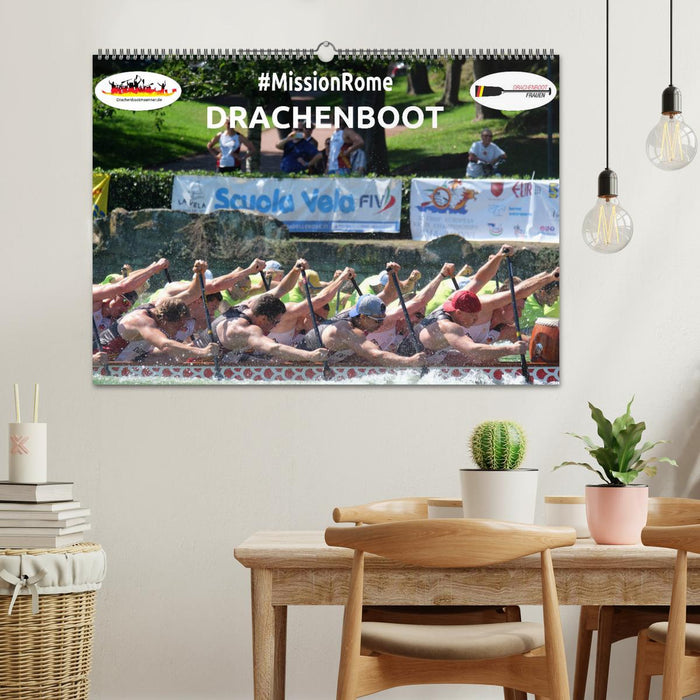 Dragon Boat - MissionRome (CALVENDO Wall Calendar 2024) 