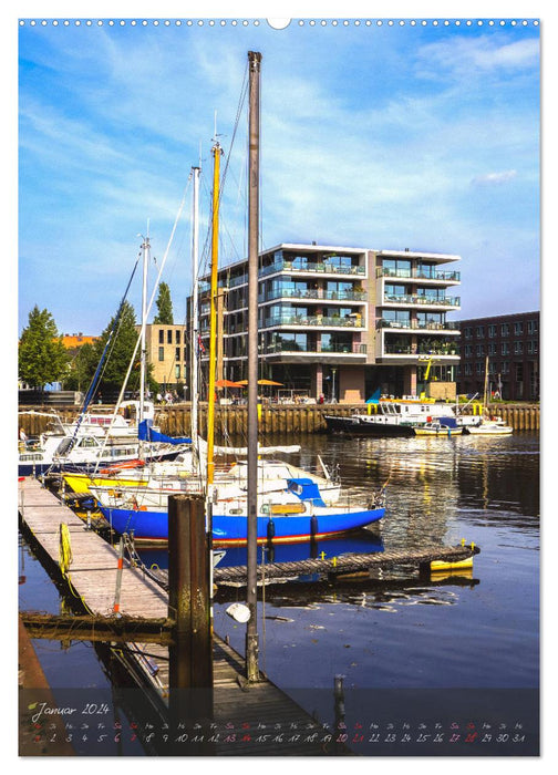 Oldenburg am Wasser (Calendrier mural CALVENDO 2024) 