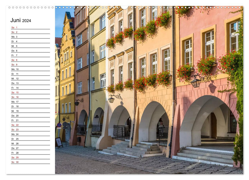 HIRSCHBERG Impressionen aus Jelenia Góra und Umgebung (CALVENDO Premium Wandkalender 2024)